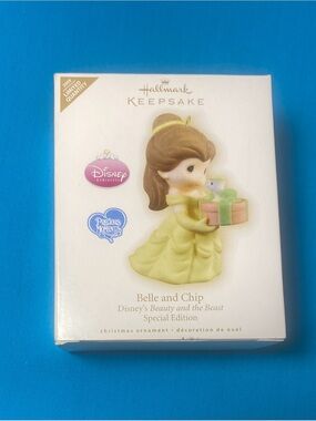 Precious Moments Belle and Chip Ornament - Hallmark New